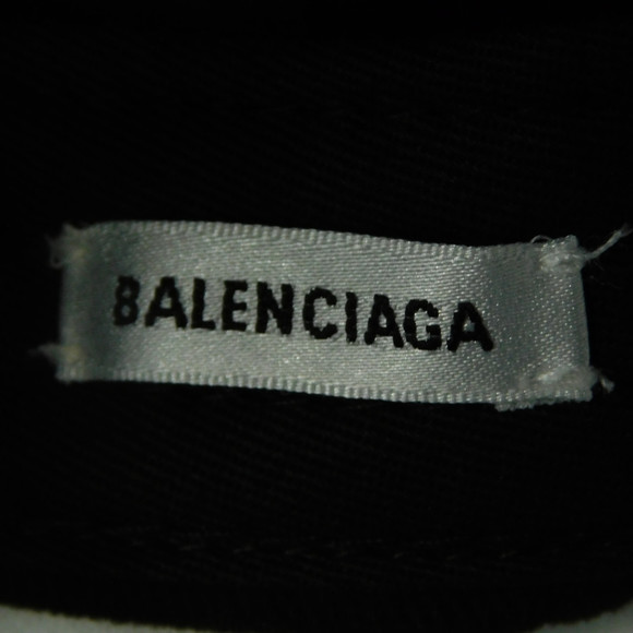 Balenciaga Logo Baseball Cap Black - Picture 7 of 10